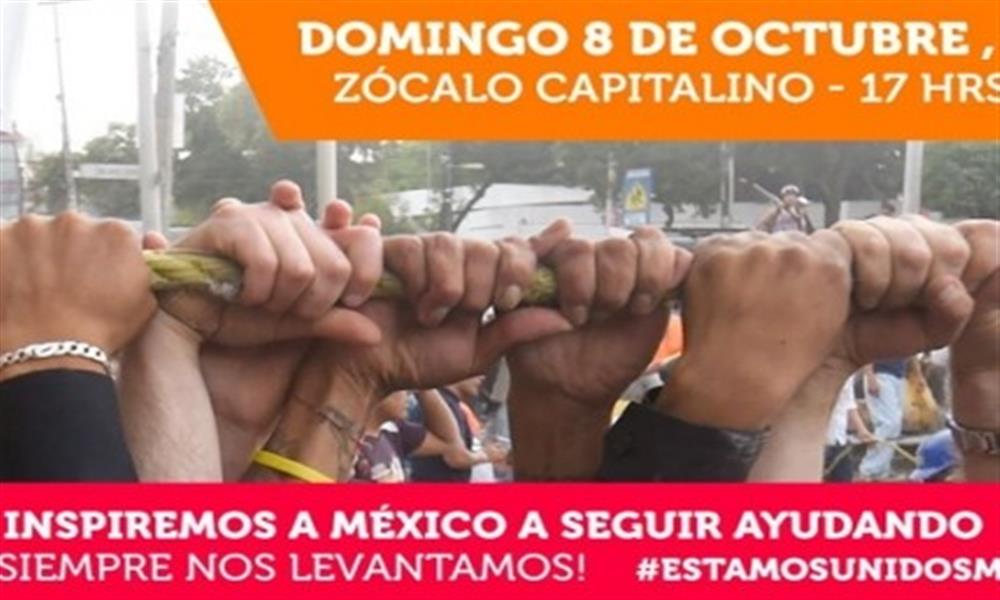 Estamos Unidos Mexicanos, ¡juntos nos levantamos!