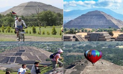 Teotihuacán: debes recorrerla en la bicicleta, a globo y a pie