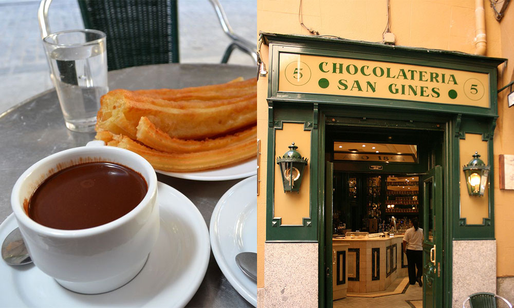 Chocolatería San Ginés es un lugar único en Madrid