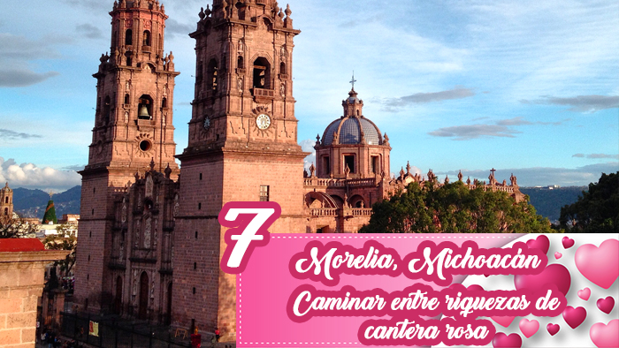 Cantera Rosa Morelia ciudades romanticas mexico