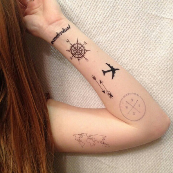 travel tattoos