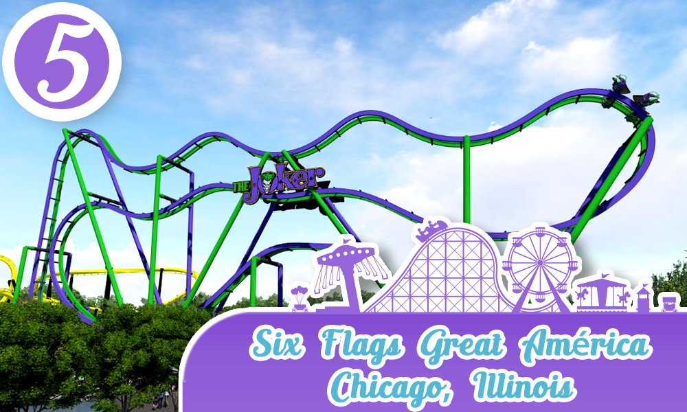 Mejores Parques de Diversiones de Estados Unidos Six Flags Great America