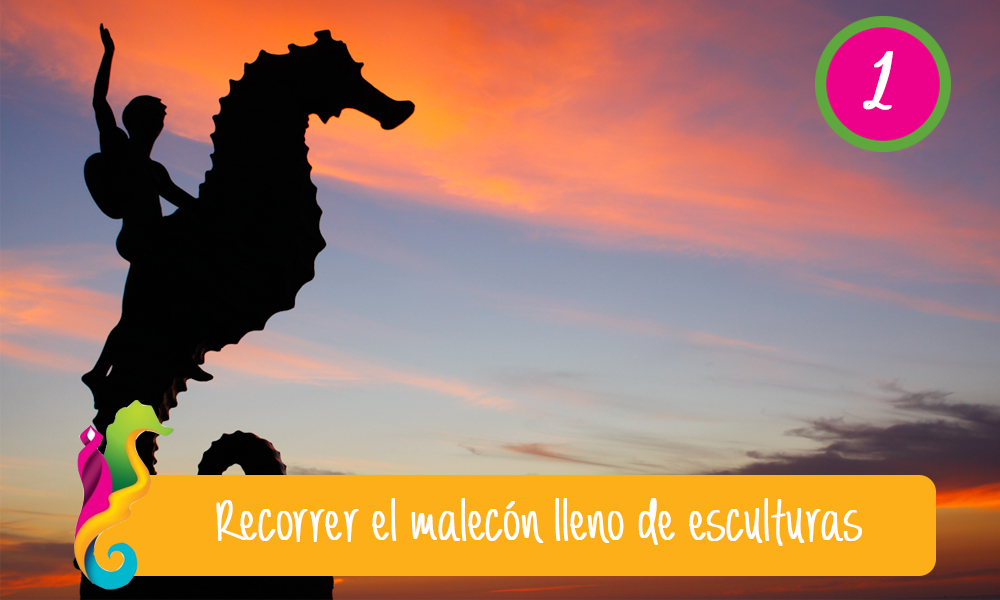 qué hacer, qué ver y qué comer en puerto vallarta Qué hacer, qué ver y qué visitar en Puerto Vallarta estatua caballito de mar