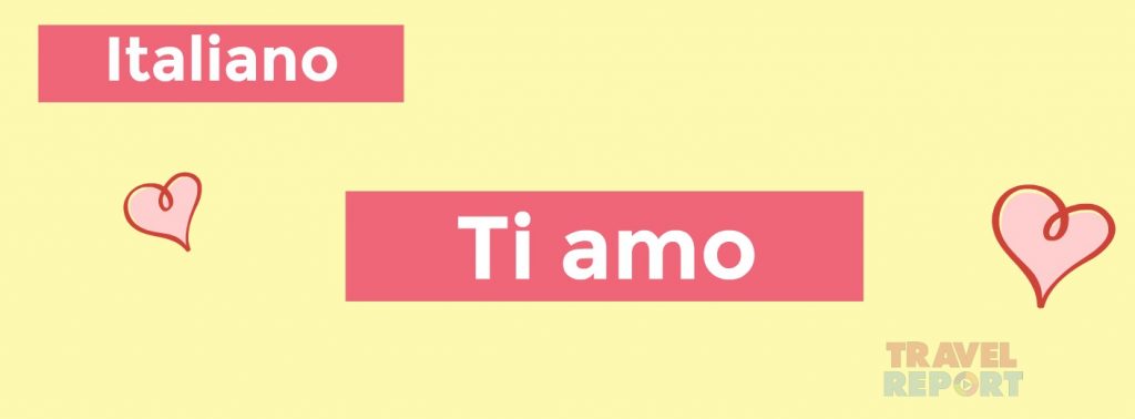 como se dice te amo en italiano