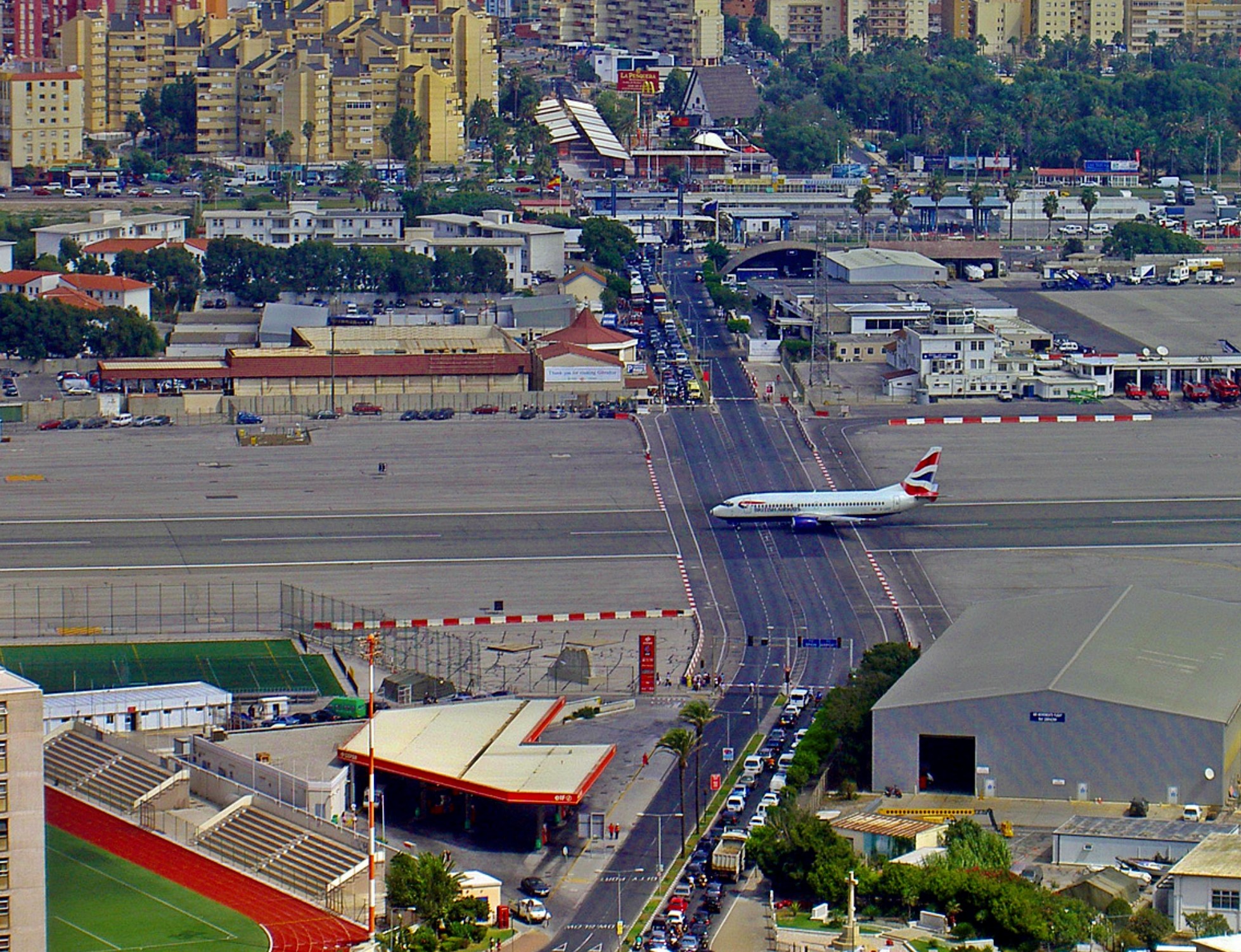 Los aeropuertos más espectaculares del mundo Gibraltar
