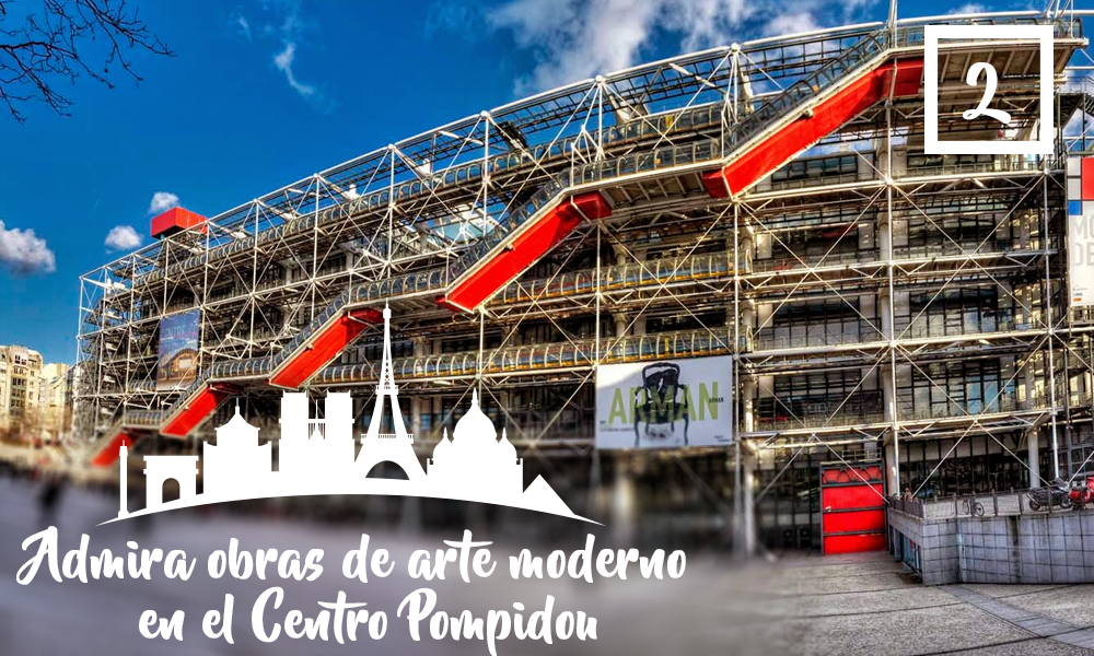 Admira obras de arte moderno en el Centro Pompidou - Qué hacer en París en una segunda visita
