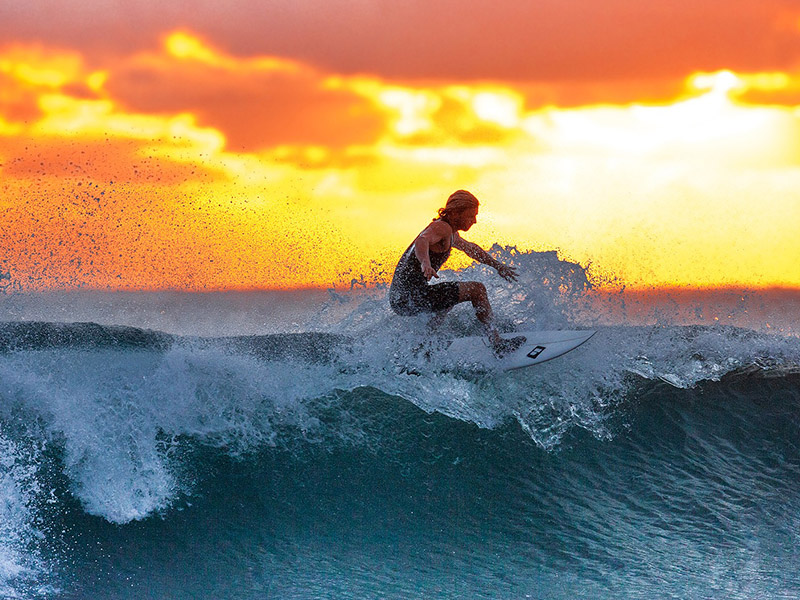 mejores países para surfear