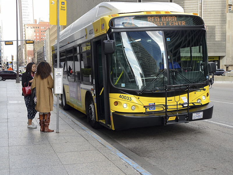 transporte público en Dallas