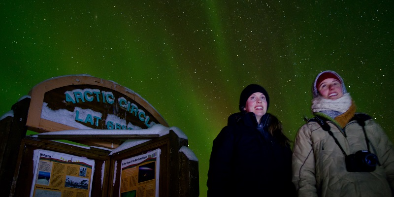 La magia de las auroras boreales en Yukón