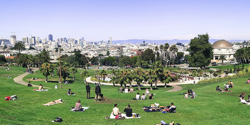 que hacer gratis en San Francisco - Mission Dolores Park