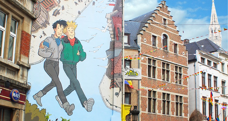 tour del cómic en Bruselas