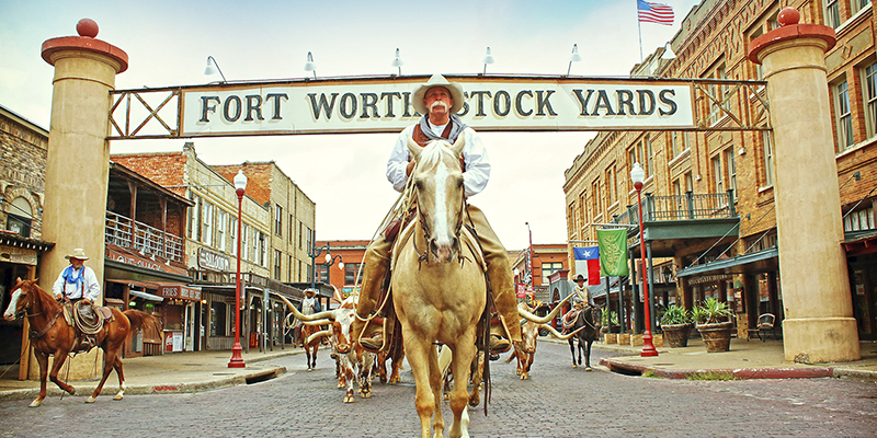 Stockyards, una de las razones para visitar Fort Worth