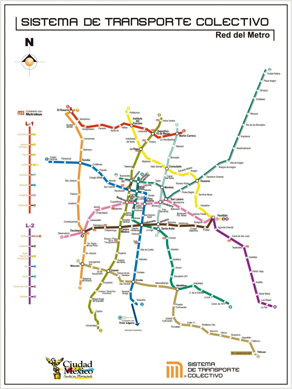 Mapa del metro 