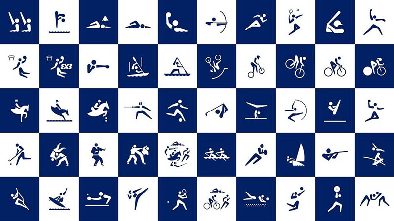 Pictogramas de los deporte de Tokio 2020