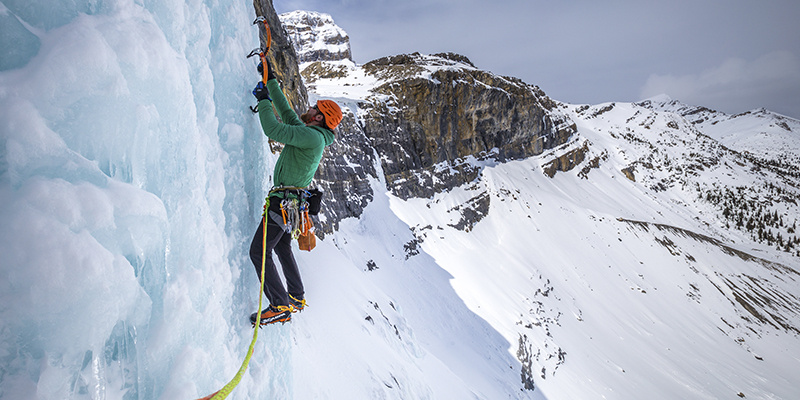 Escalada en hielo Alberta