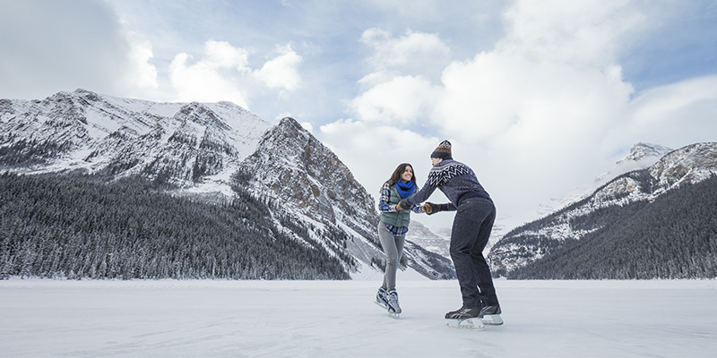 Patinaje sobre hielo Lake Louise