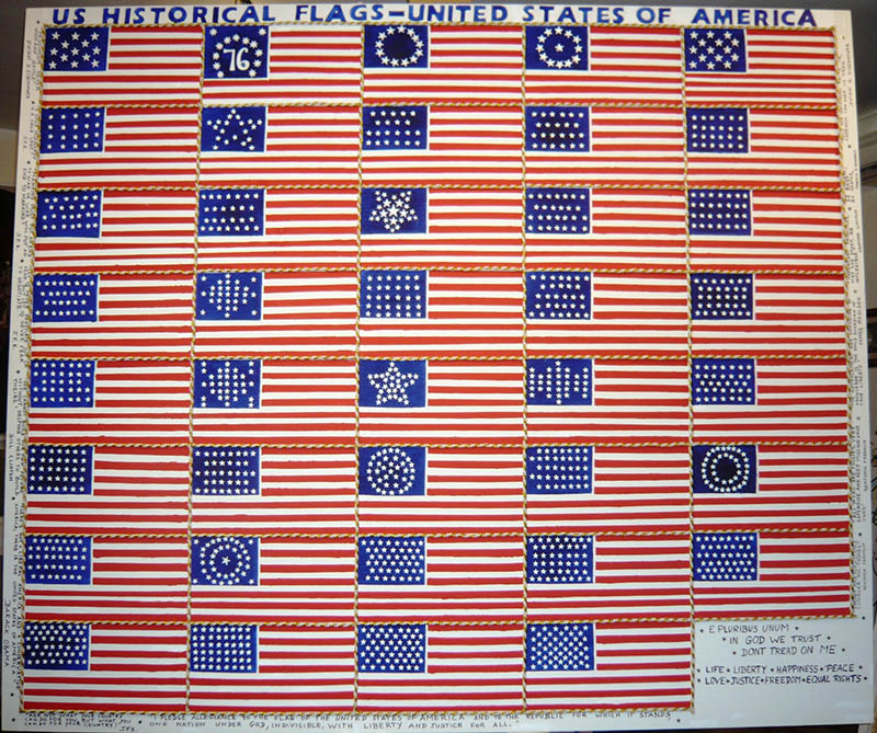 Historia de la bandera de Estados Unidos