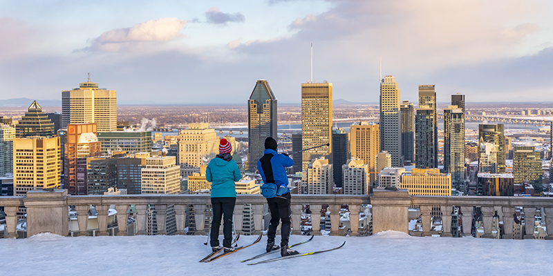 invierno en Montreal