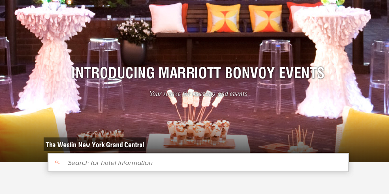 Marriott lanza herramienta para organizadores de eventos