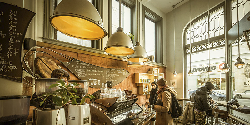 cafeterías de Montreal