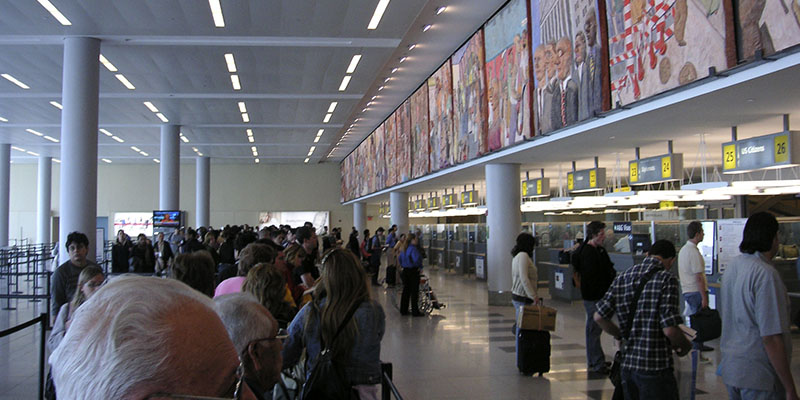 cosas que pasan en un aeropuerto