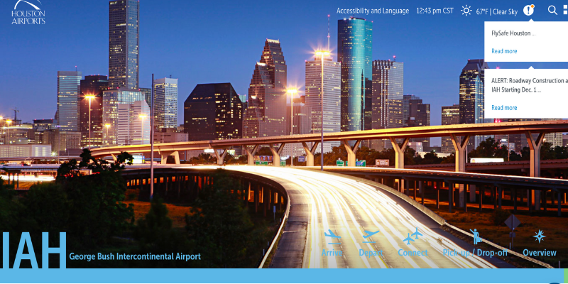 Razones para amar el Aeropuerto Intercontinental George Bush de Houston