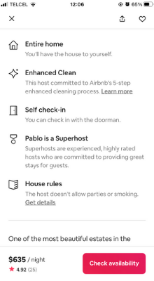 airbnb app review