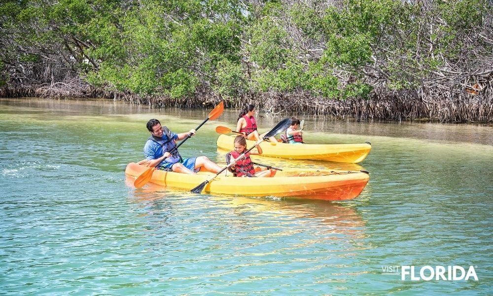 10 estupendos lugares en la Florida para pasear en kayak