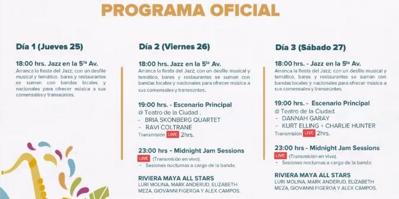 riviera maya jazz festival