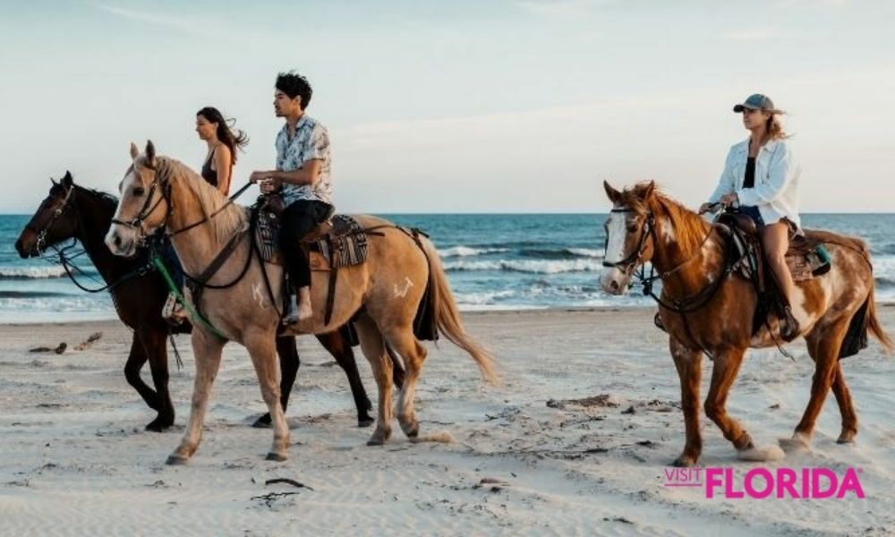 donde montar a caballo por la playa