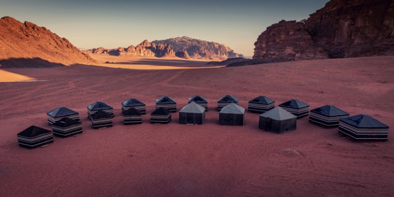 Campamento en Wadi Rum
