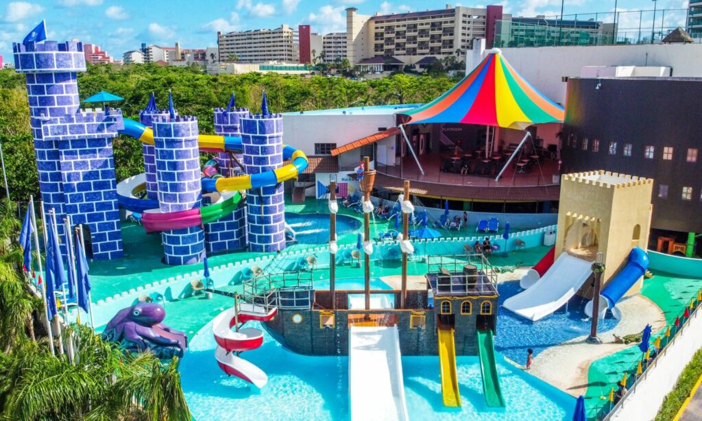 parque acuático infantil Seadust Cancún Family Resort