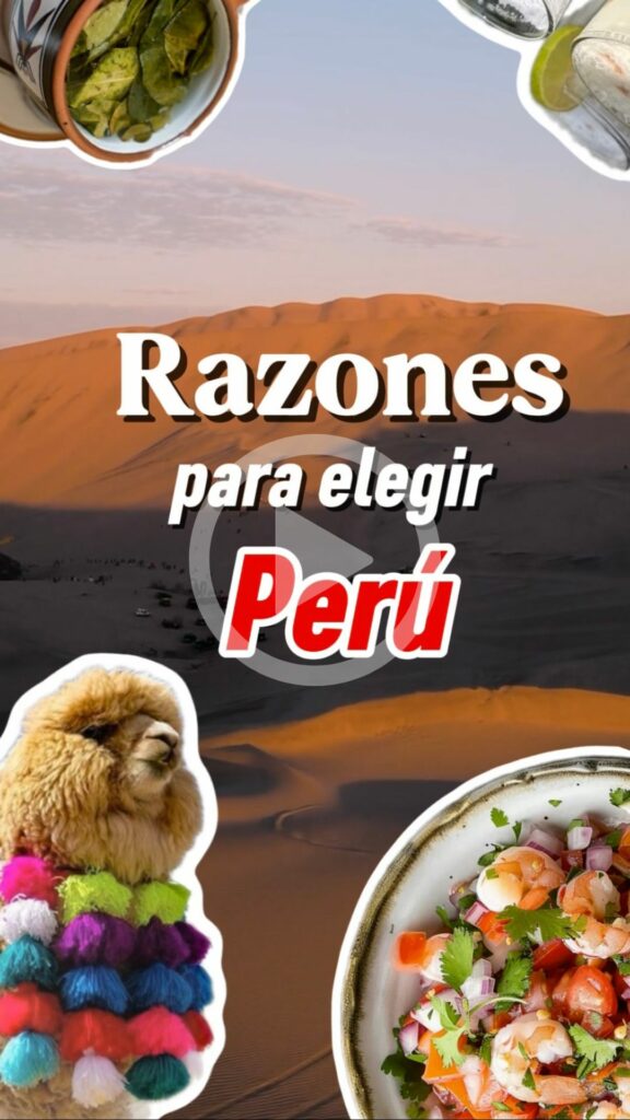 video de razones para elegir perú