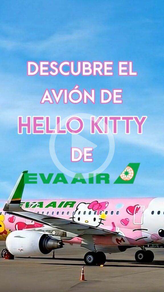 video eva air hello kitty