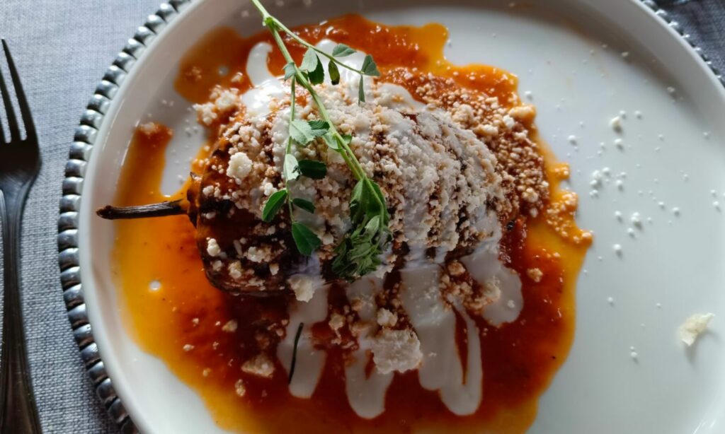 chile en pasilla platillos típicos de Morelia