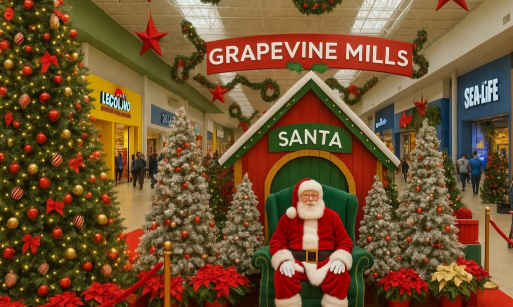 grapevine mills_ compras navideñas y atracciones familiares