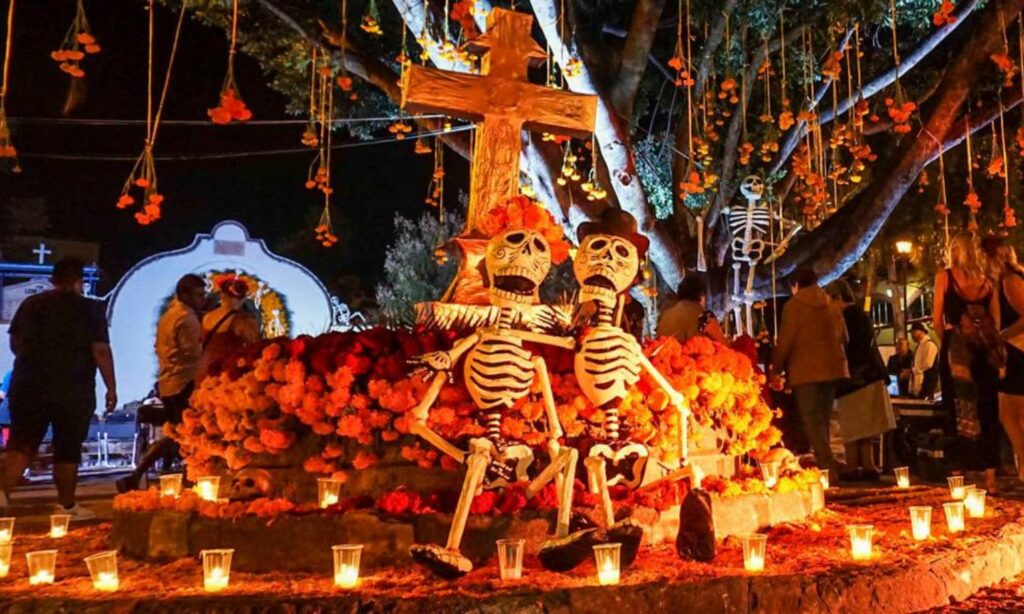 oaxaca de Juárez para celebrar el Día de Muertos en México