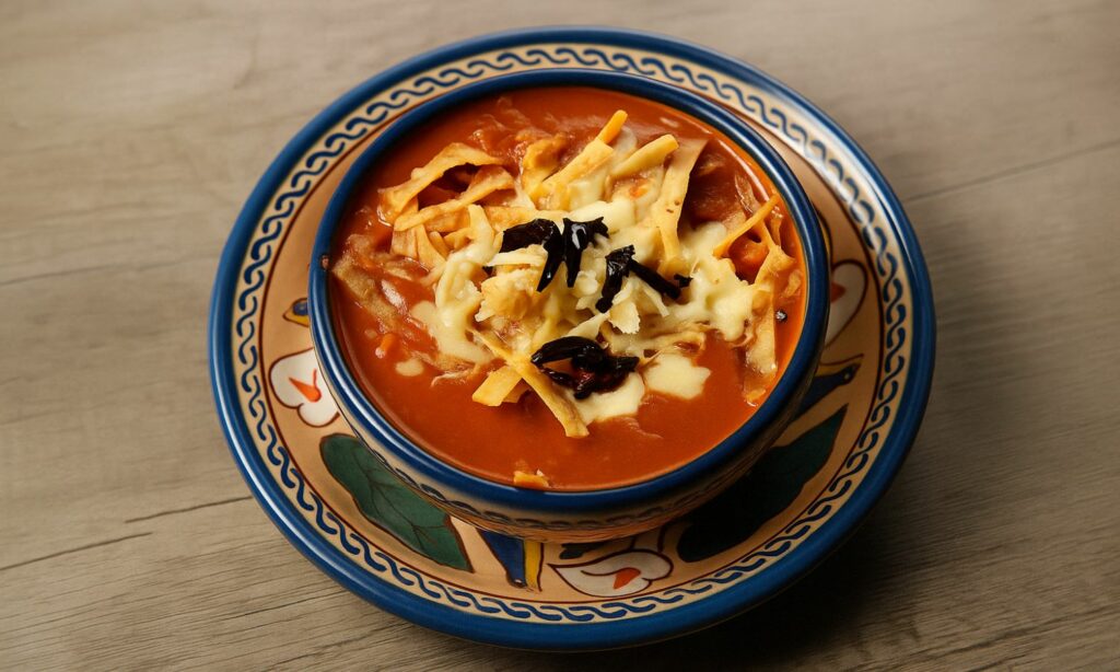 sopa tarasca platillos típicos de Morelia