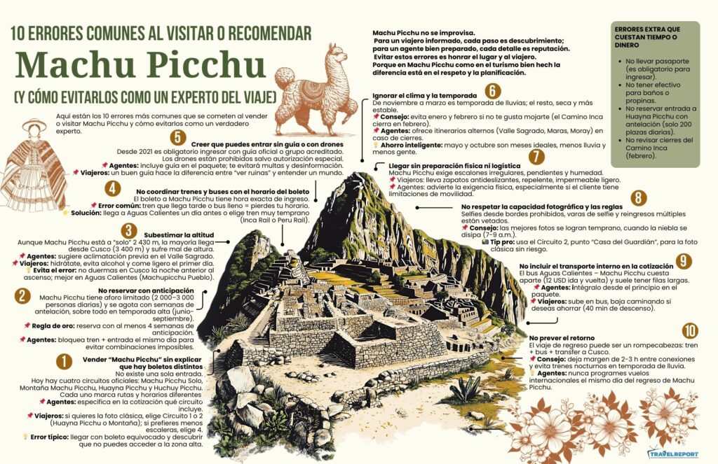 errores machu picchu