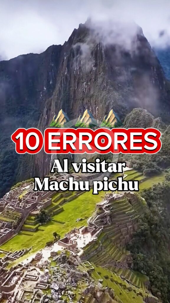 video errores machupichu