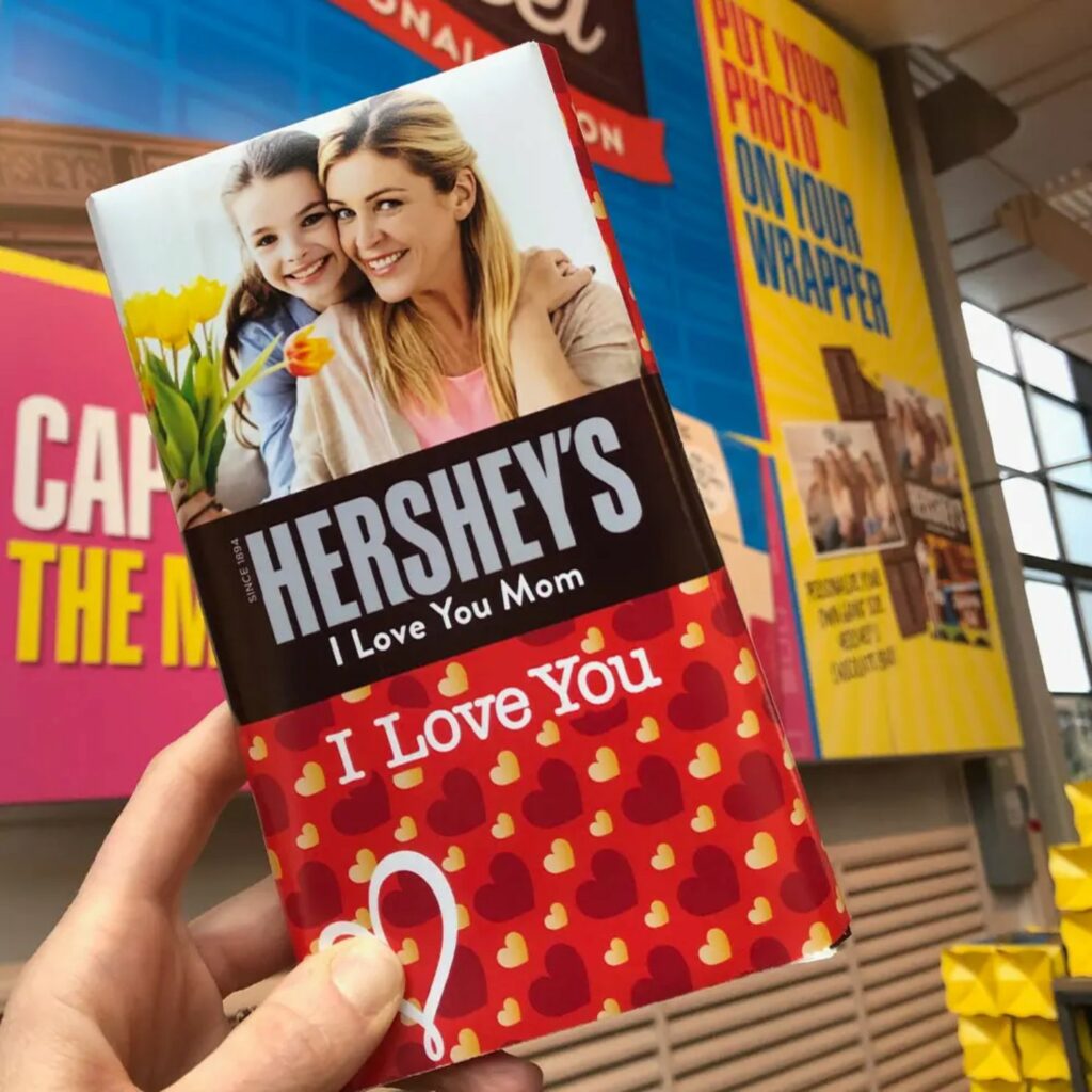chocolate personalizado hershey