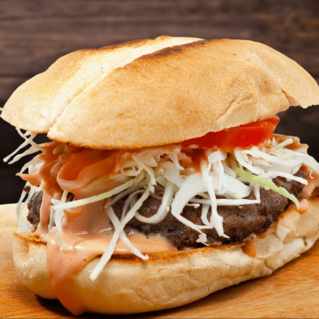 chimi churri hamburguesa dominicana
