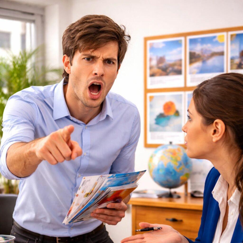 cliente que no lee itinerario