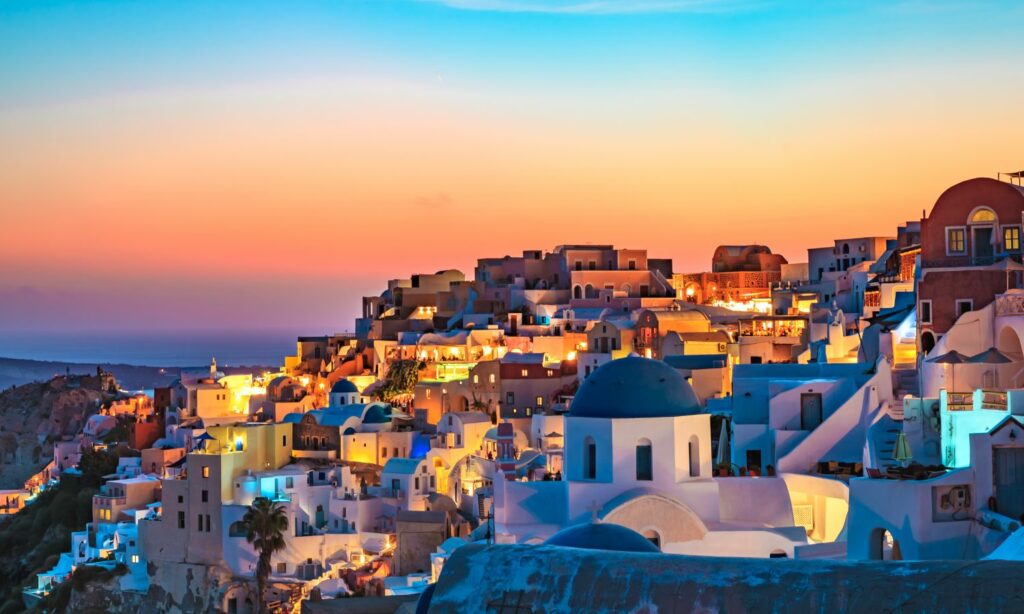 santorini atardecer