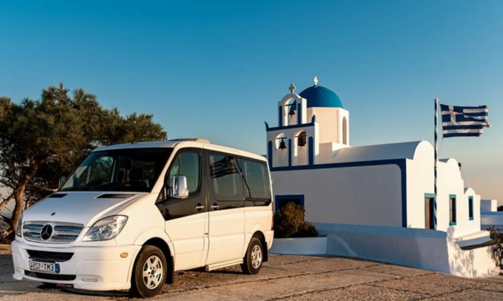 Santorini transporte