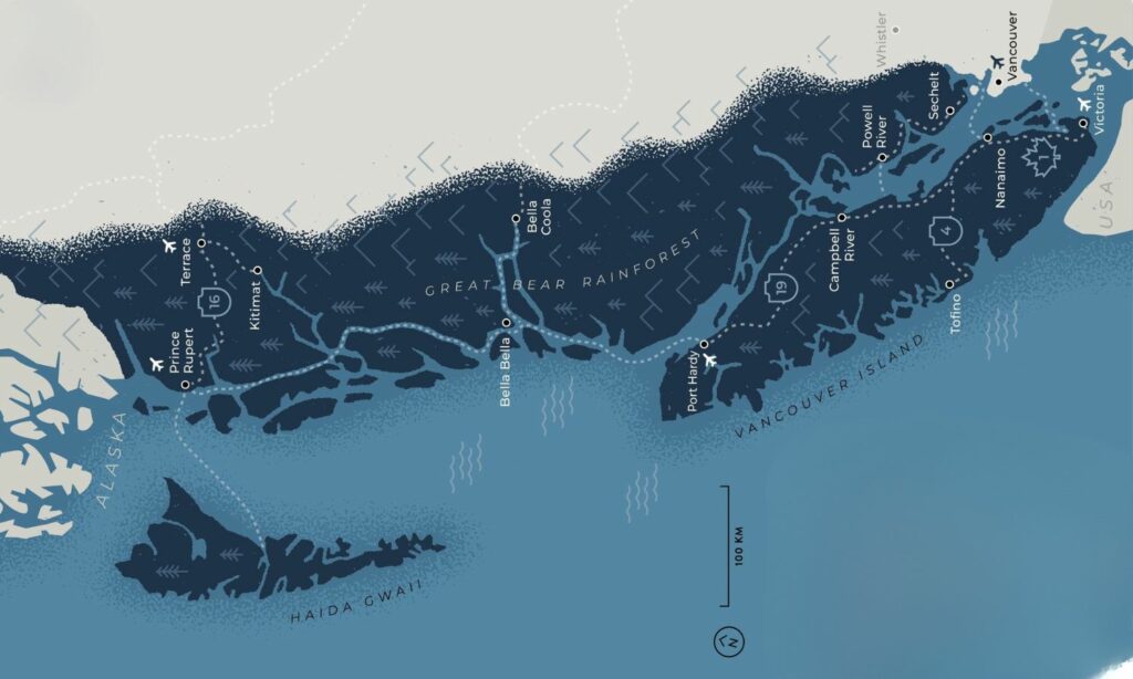 ruta-the-infinite-coast-montañas-bosques